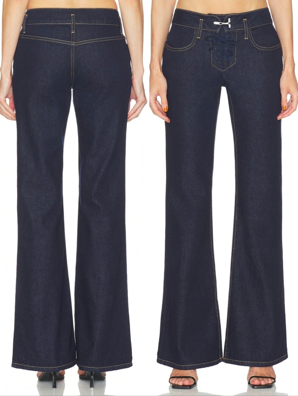 HAELO Revolve Low Waist Retro Jean in Indigo NEW